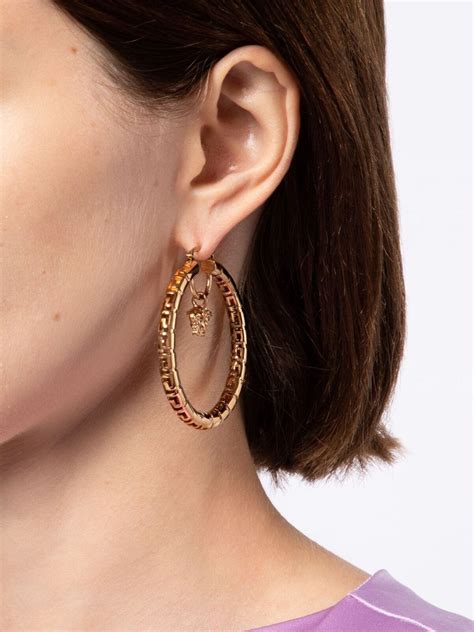 versace esrrings|vintage earrings farfetch.